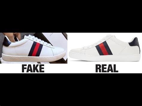 gucci bee trainers real vs fake